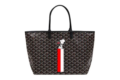 goyard peanuts|PEANUTS x Goyard Snoopy Tote Bag .